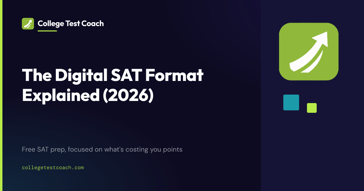 Sat Testing Math The Digital SAT Format Explained (2026)